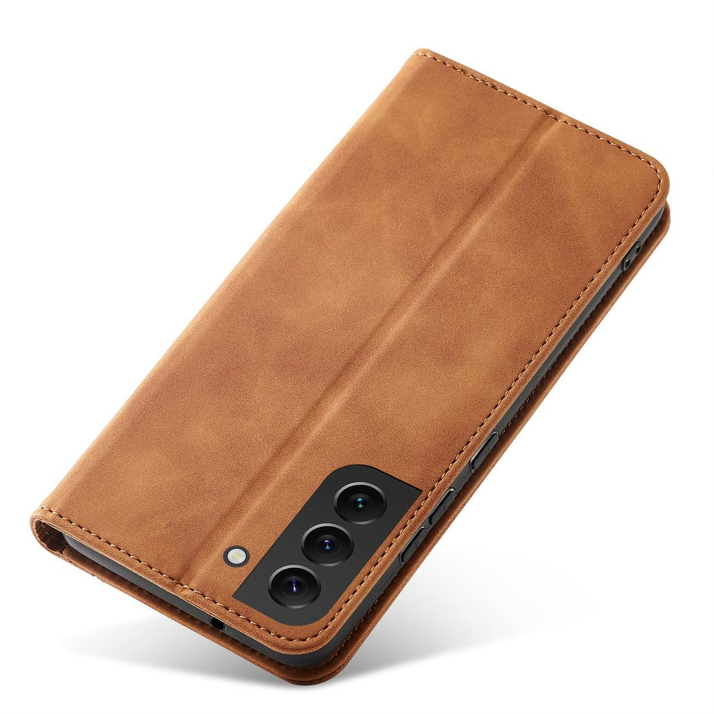 iTok webáruház - Samsung Magnet Fancy Case for Samsung Galaxy S23+ flip cover wallet stand brown 5 Magnet Fancy Case for Samsung Galaxy S23+ flip cover wallet stand brown