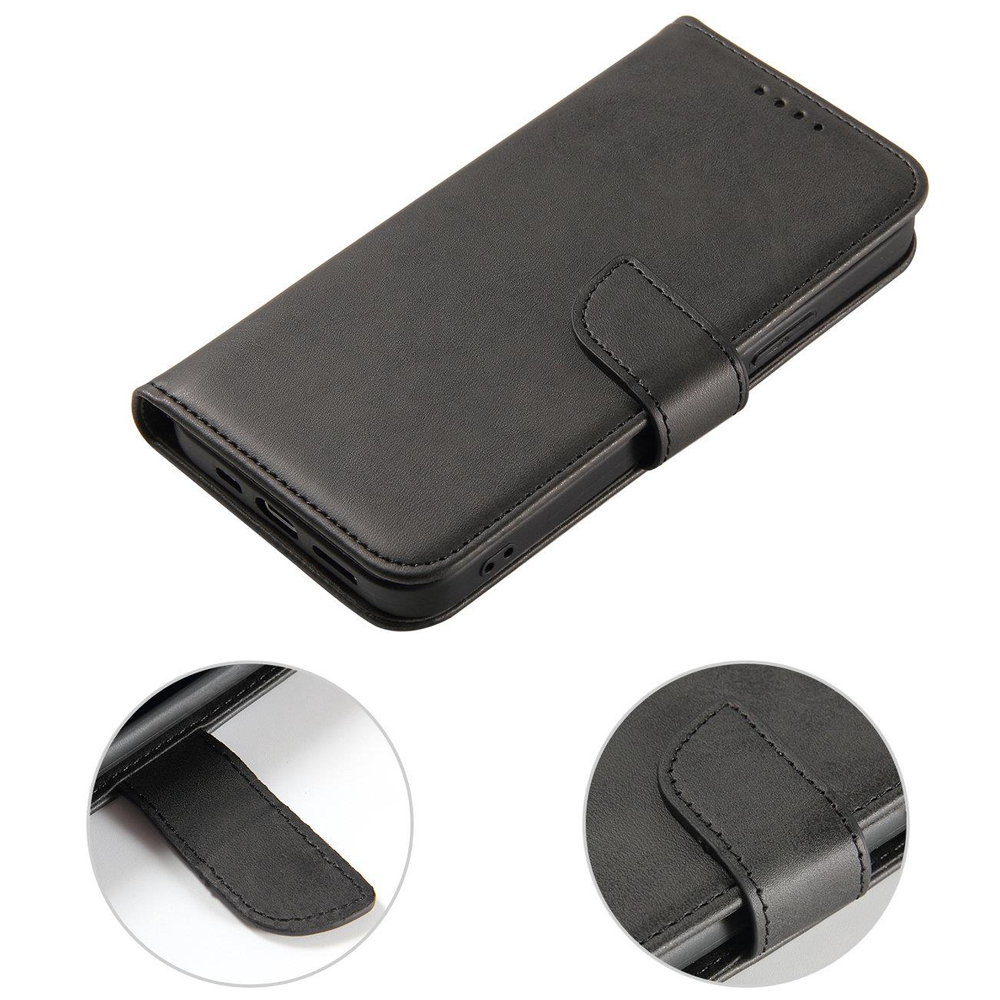 iTok webáruház - Samsung Magnet Case case for Samsung Galaxy S23+ flip cover wallet stand black 2 Magnet Case case for Samsung Galaxy S23+ flip cover wallet stand black