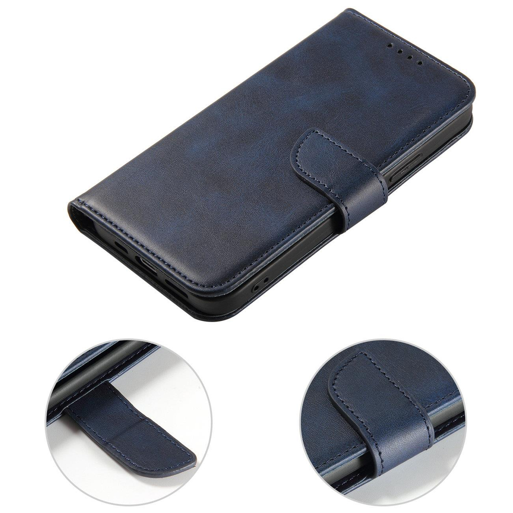 iTok webáruház - Samsung Magnet Case case for Samsung Galaxy S23+ flip cover wallet stand blue 2 Magnet Case case for Samsung Galaxy S23+ flip cover wallet stand blue