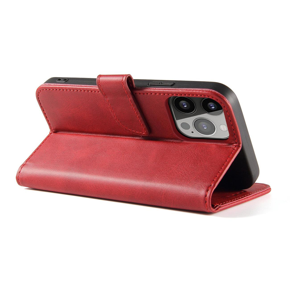 iTok webáruház - Samsung Magnet Case case for Samsung Galaxy S23+ flip cover wallet stand red 3 Magnet Case case for Samsung Galaxy S23+ flip cover wallet stand red