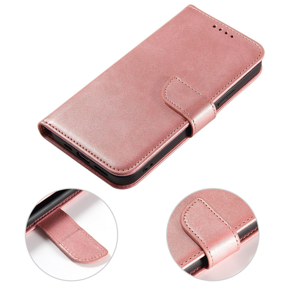 iTok webáruház - Samsung Magnet Case case for Samsung Galaxy S23+ flip cover wallet stand pink 2 Magnet Case case for Samsung Galaxy S23+ flip cover wallet stand pink