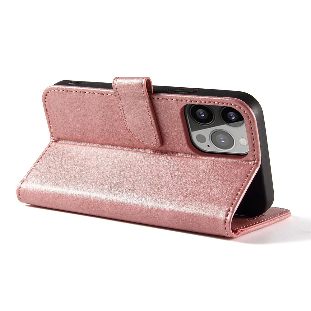 iTok webáruház - Samsung Magnet Case case for Samsung Galaxy S23+ flip cover wallet stand pink 3 Magnet Case case for Samsung Galaxy S23+ flip cover wallet stand pink