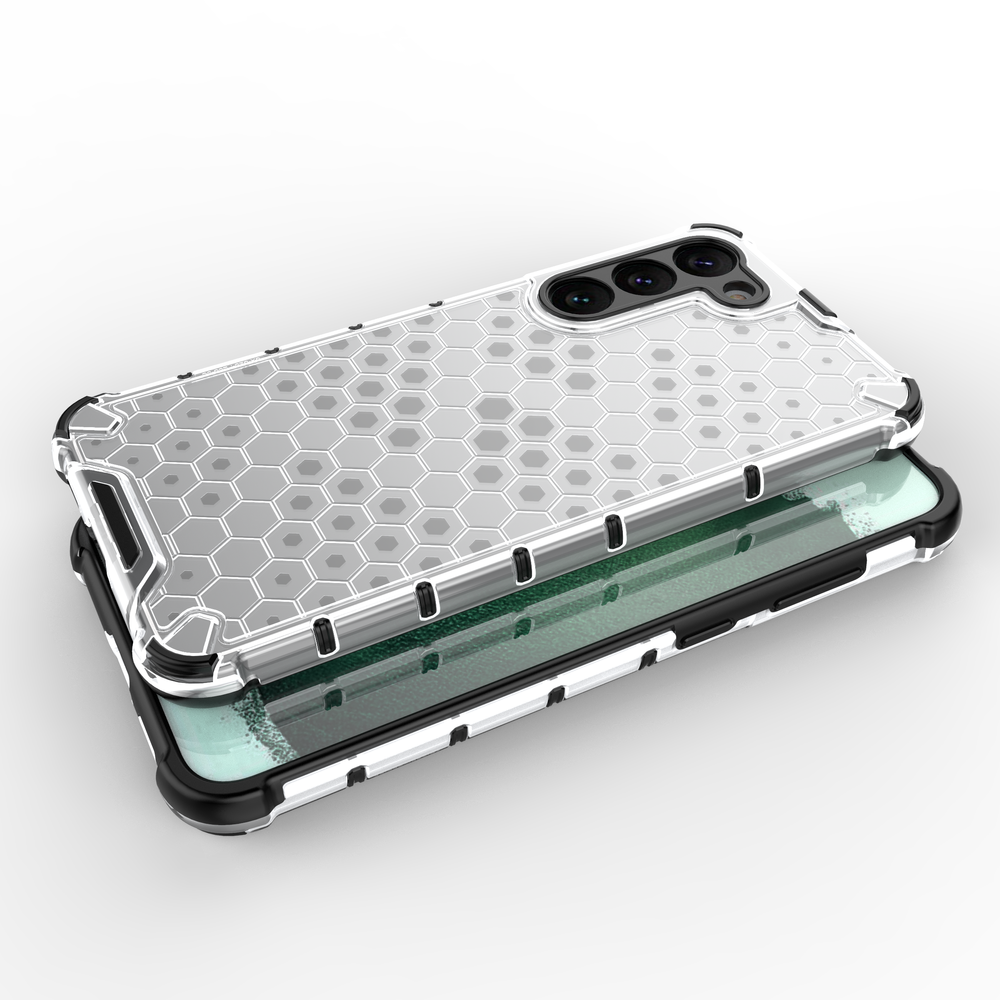 iTok webáruház - Samsung Honeycomb case for Samsung Galaxy S23+ armored hybrid cover black 6 Honeycomb case for Samsung Galaxy S23+ armored hybrid cover black