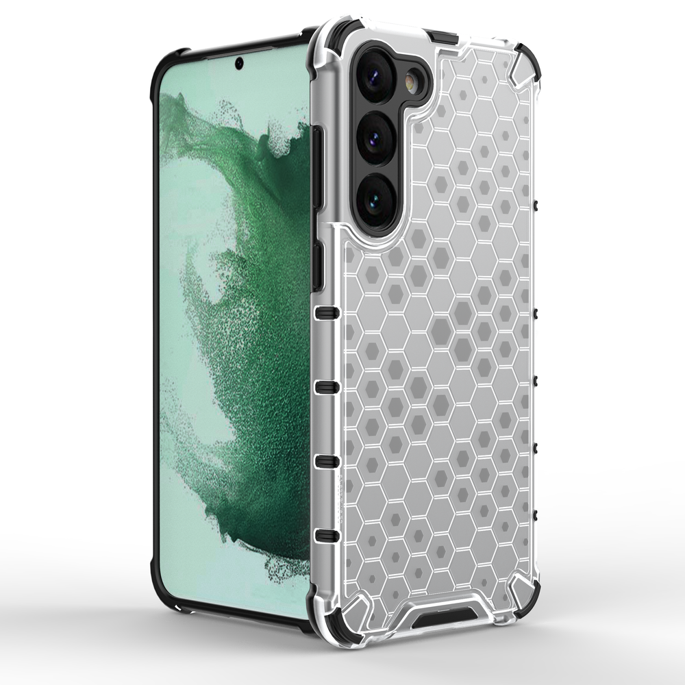 iTok webáruház - Samsung Honeycomb case for Samsung Galaxy S23+ armored hybrid cover blue 3 Honeycomb case for Samsung Galaxy S23+ armored hybrid cover blue