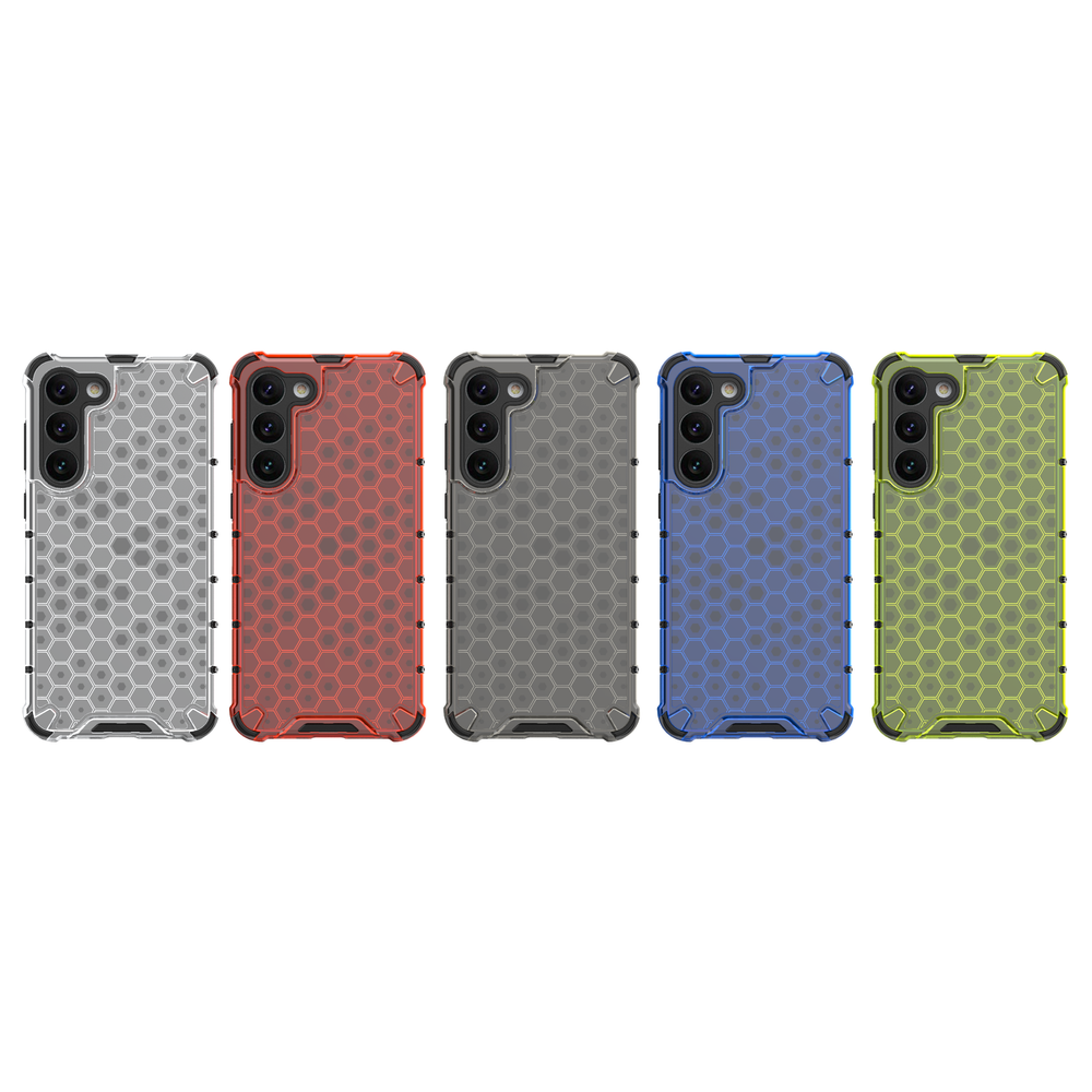 iTok webáruház - Samsung Honeycomb case for Samsung Galaxy S23+ armored hybrid cover blue 4 Honeycomb case for Samsung Galaxy S23+ armored hybrid cover blue