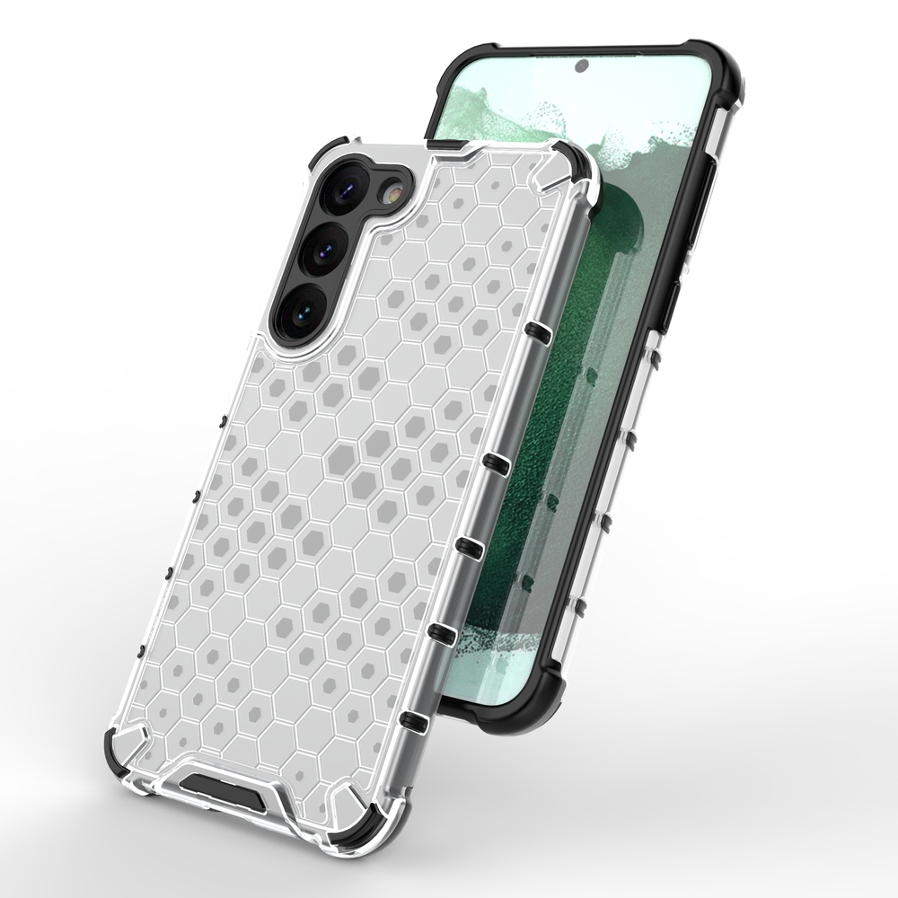 iTok webáruház - Samsung Honeycomb case for Samsung Galaxy S23+ armored hybrid cover blue 7 Honeycomb case for Samsung Galaxy S23+ armored hybrid cover blue