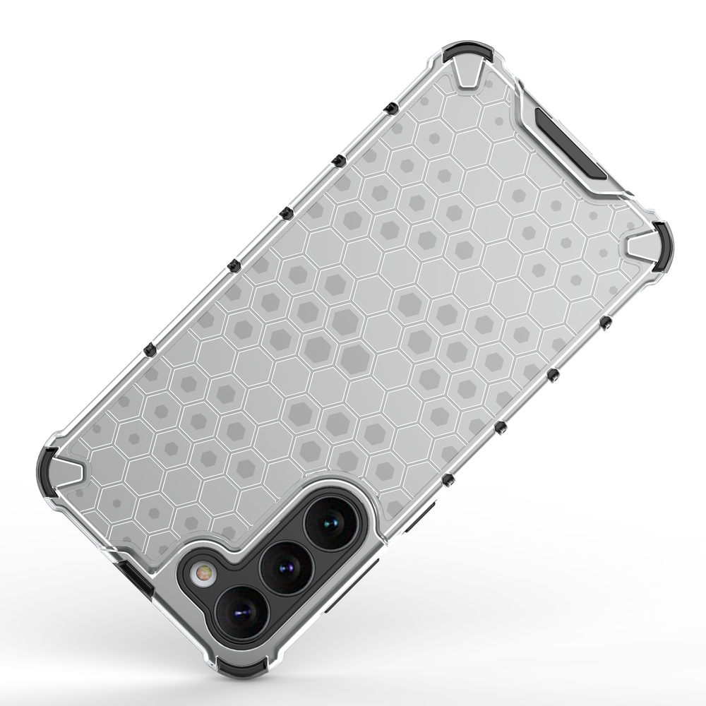 iTok webáruház - Samsung Honeycomb case for Samsung Galaxy S23+ armored hybrid cover transparent 8 Honeycomb case for Samsung Galaxy S23+ armored hybrid cover transparent