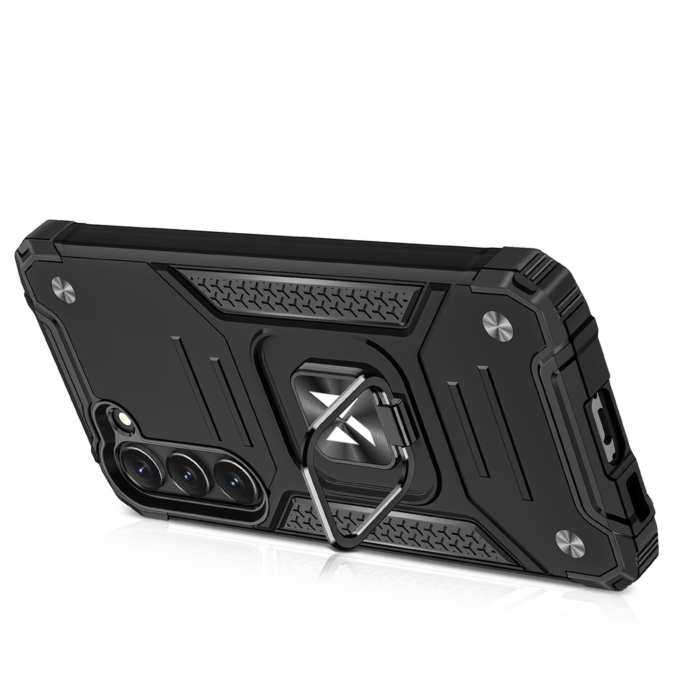 iTok webáruház - Wozinsky Wozinsky Ring Armor case for Samsung Galaxy S23+ armored cover magnetic holder ring black 5 Wozinsky Ring Armor case for Samsung Galaxy S23+ armored cover magnetic holder ring black