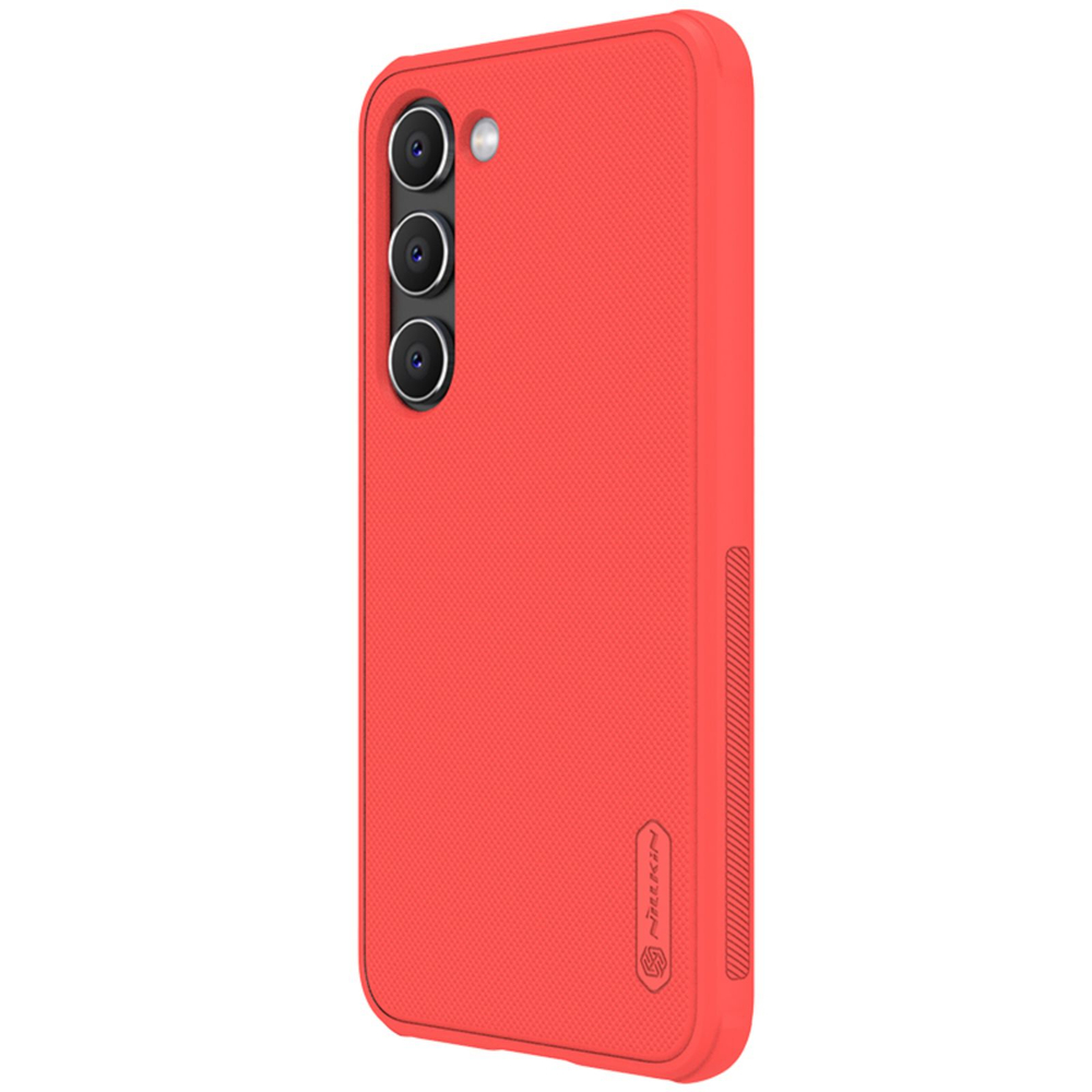 iTok webáruház - Nillkin Super Frosted Shield Pro case for Samsung Galaxy S23+ armored cover + phone stand red 2 Nillkin Super Frosted Shield Pro case for Samsung Galaxy S23+ armored cover + phone stand red
