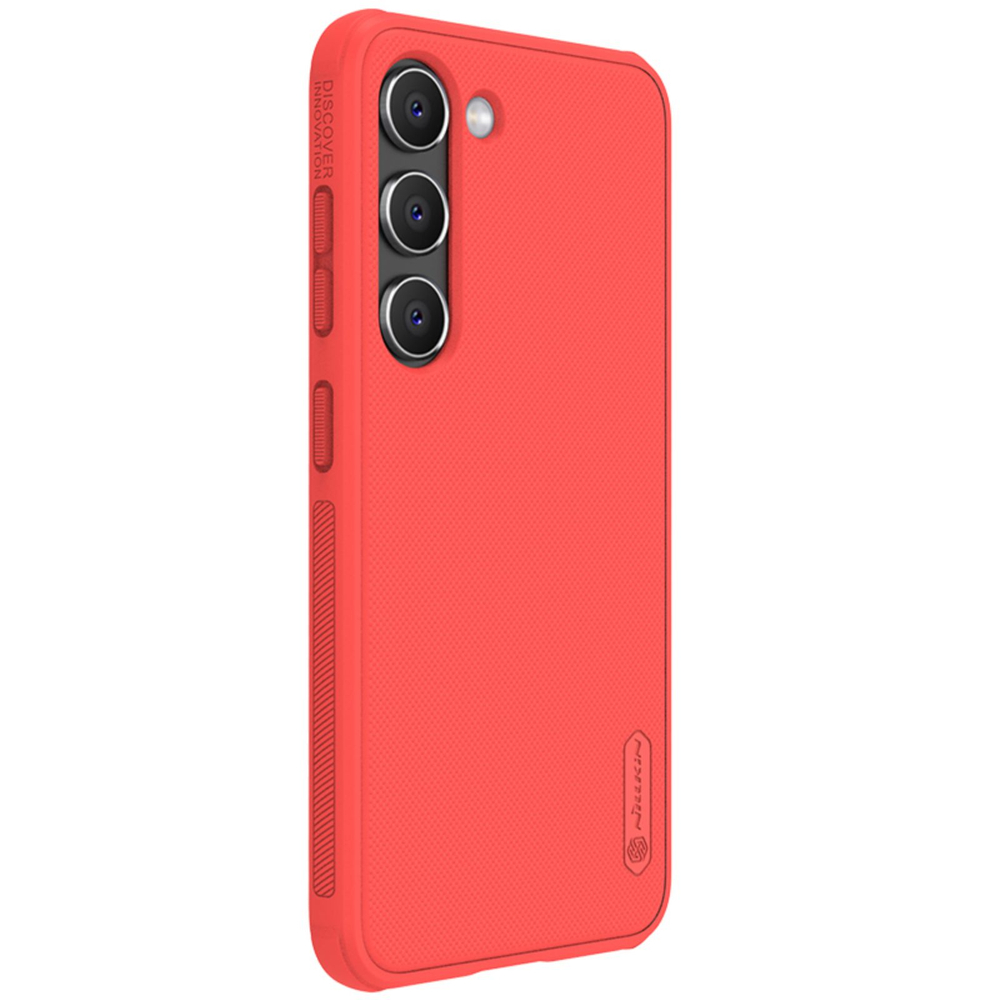 iTok webáruház - Nillkin Super Frosted Shield Pro case for Samsung Galaxy S23+ armored cover + phone stand red 3 Nillkin Super Frosted Shield Pro case for Samsung Galaxy S23+ armored cover + phone stand red