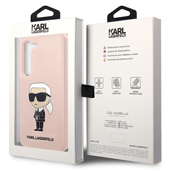 iTok webáruház - Karl Lagerfeld Karl Lagerfeld KLHCS23MSNIKBCP S23+ S916 hardcase pink/pink Silicone Ikonik 8 Karl Lagerfeld KLHCS23MSNIKBCP S23+ S916 hardcase pink/pink Silicone Ikonik