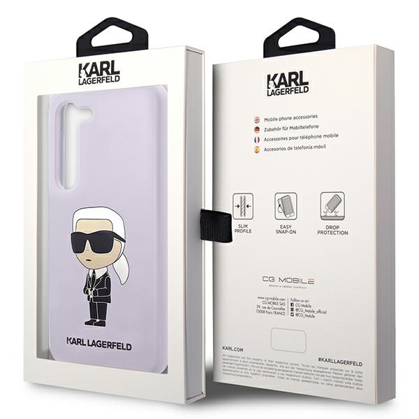 iTok webáruház - Karl Lagerfeld Karl Lagerfeld KLHCS23MSNIKBCU S23+ S916 hardcase purple/purple Silicone Ikonik 8 Karl Lagerfeld KLHCS23MSNIKBCU S23+ S916 hardcase purple/purple Silicone Ikonik