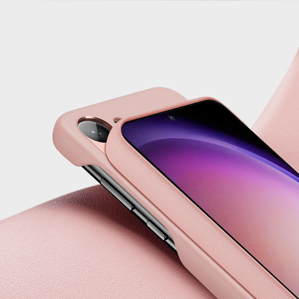iTok webáruház - Dux Ducis Dux Ducis Grit case for Samsung Galaxy S23+ elegant case made of artificial leather pink 8 Dux Ducis Grit case for Samsung Galaxy S23+ elegant case made of artificial leather pink