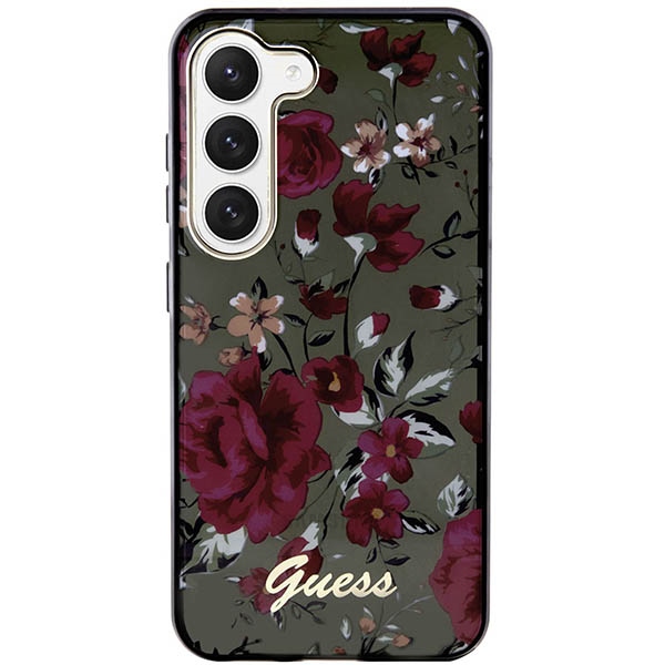 iTok webáruház - Guess Guess GUHCS23MHCFWSA S23+ S916 green/kaki hardcase Flower Collection 3 Guess GUHCS23MHCFWSA S23+ S916 green/kaki hardcase Flower Collection