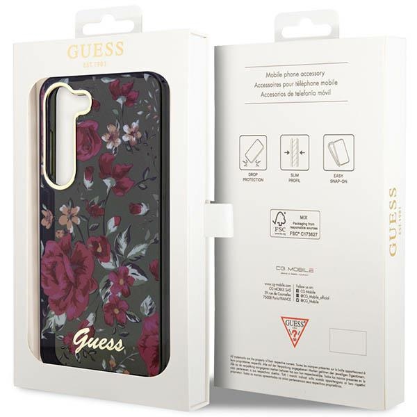 iTok webáruház - Guess Guess GUHCS23MHCFWSA S23+ S916 green/kaki hardcase Flower Collection 8 Guess GUHCS23MHCFWSA S23+ S916 green/kaki hardcase Flower Collection