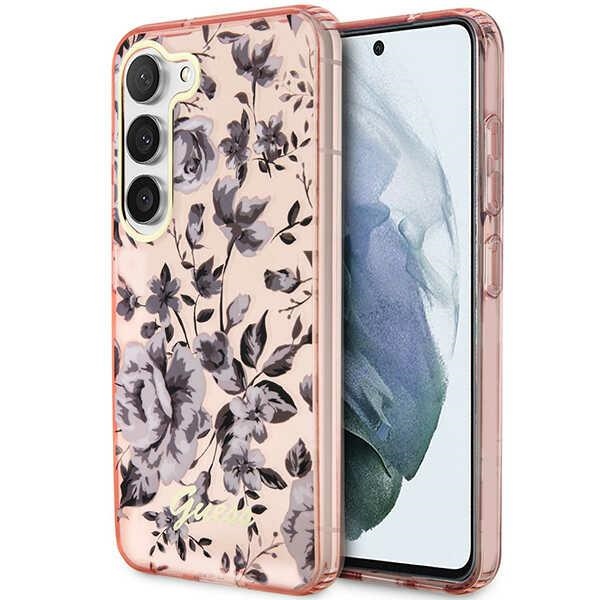 iTok webáruház - Guess Guess GUHCS23MHCFWSP S23+ S916 pink/pink hardcase Flower Collection 1 Guess GUHCS23MHCFWSP S23+ S916 pink/pink hardcase Flower Collection
