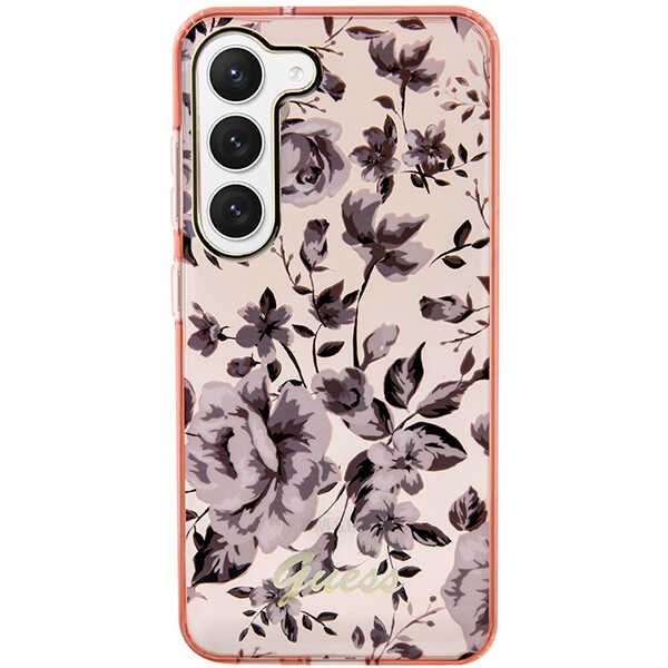 iTok webáruház - Guess Guess GUHCS23MHCFWSP S23+ S916 pink/pink hardcase Flower Collection 3 Guess GUHCS23MHCFWSP S23+ S916 pink/pink hardcase Flower Collection