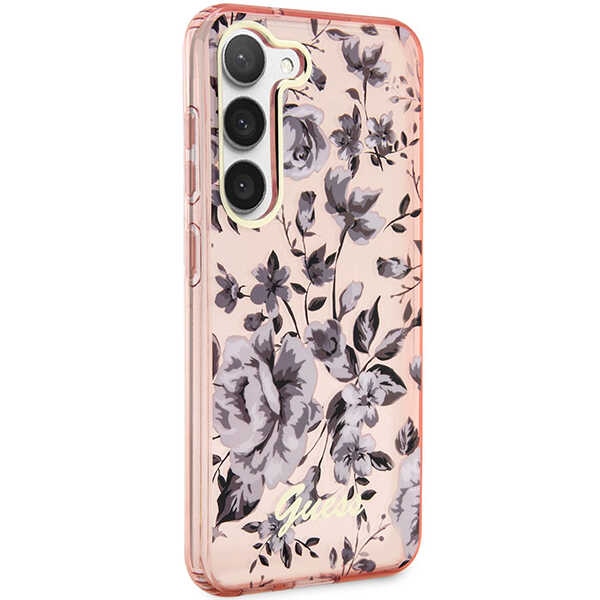 iTok webáruház - Guess Guess GUHCS23MHCFWSP S23+ S916 pink/pink hardcase Flower Collection 4 Guess GUHCS23MHCFWSP S23+ S916 pink/pink hardcase Flower Collection