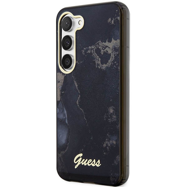 iTok webáruház - Guess Guess GUHCS23MHTMRSK S23+ S916 black/black hardcase Golden Marble Collection 2 Guess GUHCS23MHTMRSK S23+ S916 black/black hardcase Golden Marble Collection