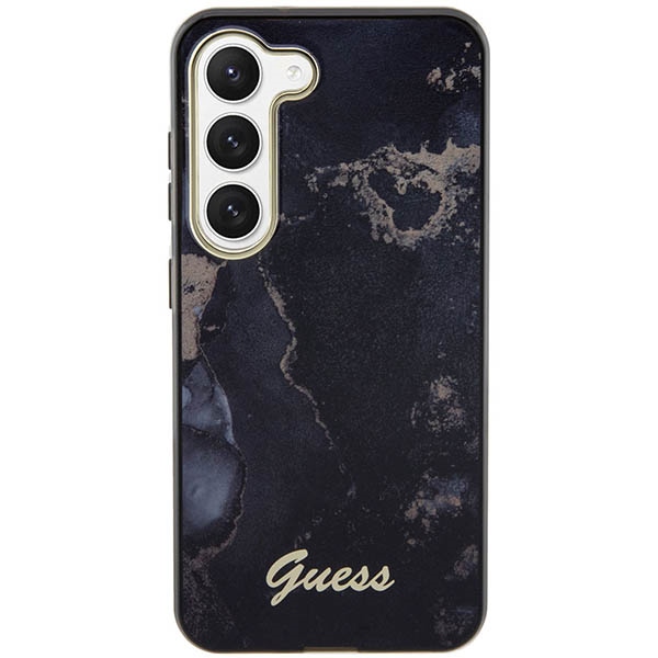 iTok webáruház - Guess Guess GUHCS23MHTMRSK S23+ S916 black/black hardcase Golden Marble Collection 3 Guess GUHCS23MHTMRSK S23+ S916 black/black hardcase Golden Marble Collection