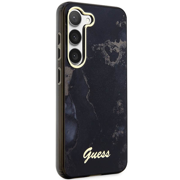 iTok webáruház - Guess Guess GUHCS23MHTMRSK S23+ S916 black/black hardcase Golden Marble Collection 4 Guess GUHCS23MHTMRSK S23+ S916 black/black hardcase Golden Marble Collection