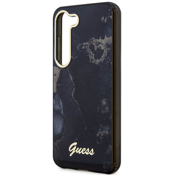 iTok webáruház - Guess Guess GUHCS23MHTMRSK S23+ S916 black/black hardcase Golden Marble Collection 6 Guess GUHCS23MHTMRSK S23+ S916 black/black hardcase Golden Marble Collection