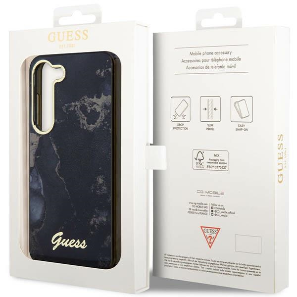 iTok webáruház - Guess Guess GUHCS23MHTMRSK S23+ S916 black/black hardcase Golden Marble Collection 8 Guess GUHCS23MHTMRSK S23+ S916 black/black hardcase Golden Marble Collection