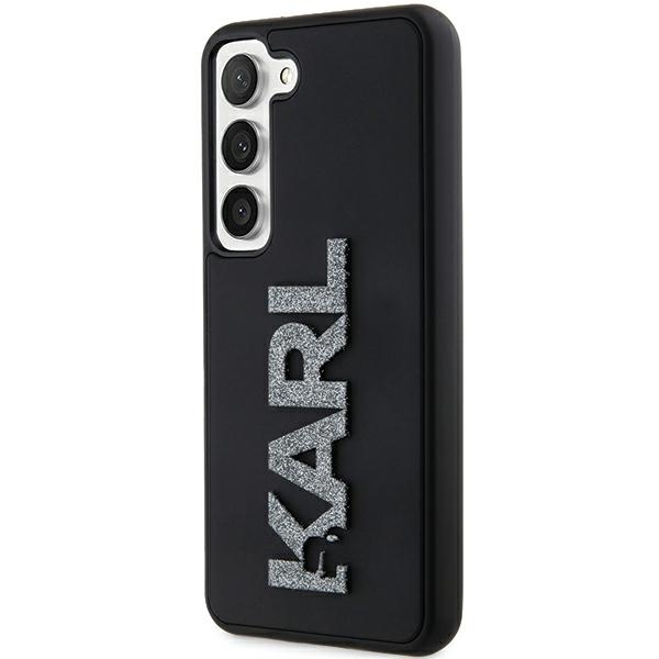 iTok webáruház - Karl Lagerfeld Karl Lagerfeld 3D Rubber Glitter Logo case for Samsung Galaxy S23+ (fekete) 2 Karl Lagerfeld 3D Rubber Glitter Logo case for Samsung Galaxy S23+ (fekete)