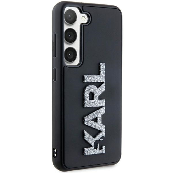 iTok webáruház - Karl Lagerfeld Karl Lagerfeld 3D Rubber Glitter Logo case for Samsung Galaxy S23+ (fekete) 4 Karl Lagerfeld 3D Rubber Glitter Logo case for Samsung Galaxy S23+ (fekete)