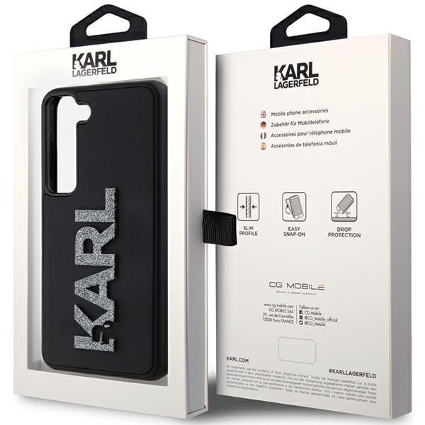 iTok webáruház - Karl Lagerfeld Karl Lagerfeld 3D Rubber Glitter Logo case for Samsung Galaxy S23+ (fekete) 8 Karl Lagerfeld 3D Rubber Glitter Logo case for Samsung Galaxy S23+ (fekete)