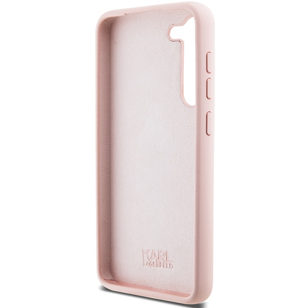 iTok webáruház - Karl Lagerfeld Karl Lagerfeld Silicone Choupette Metal Pin case for Samsung Galaxy S23+ (rózsaszín) 7 Karl Lagerfeld Silicone Choupette Metal Pin case for Samsung Galaxy S23+ (rózsaszín)