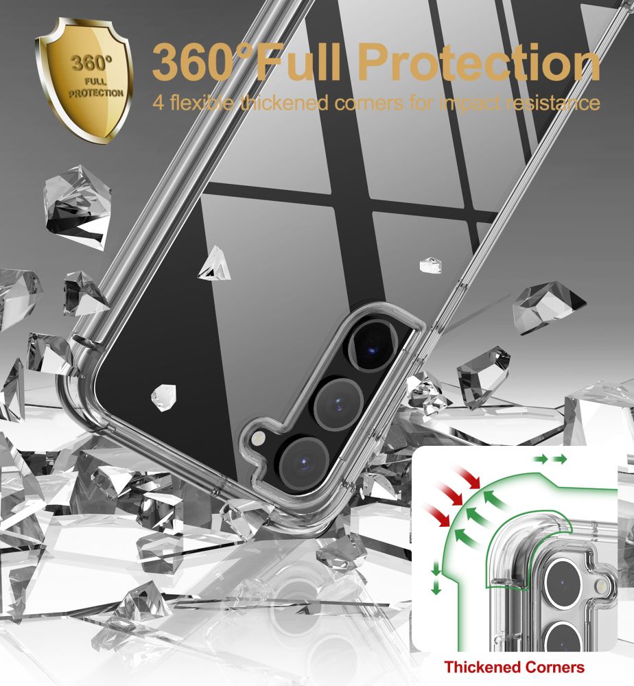 iTok webáruház - Tech-Protect Tech-Protect Kevlar Case for Samsung Galaxy S23+ (átlátszó) 4 Tech-Protect Kevlar Case for Samsung Galaxy S23+ (átlátszó)