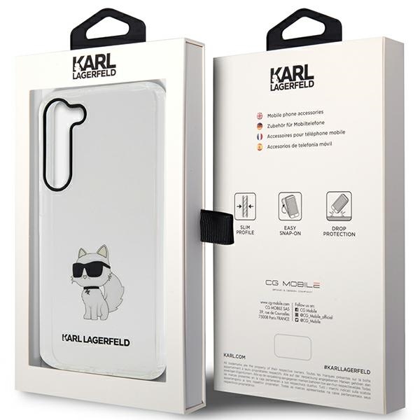iTok webáruház - Karl Lagerfeld Karl Lagerfeld KLHCS23SHNCHTCT S23 S911 transparent hardcase Ikonik Choupette 8 Karl Lagerfeld KLHCS23SHNCHTCT S23 S911 transparent hardcase Ikonik Choupette