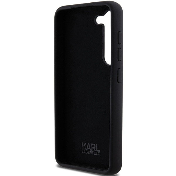 iTok webáruház - Karl Lagerfeld Karl Lagerfeld Silicone Choupette Metal Pin case for Samsung Galaxy S23 (fekete) 7 Karl Lagerfeld Silicone Choupette Metal Pin case for Samsung Galaxy S23 (fekete)