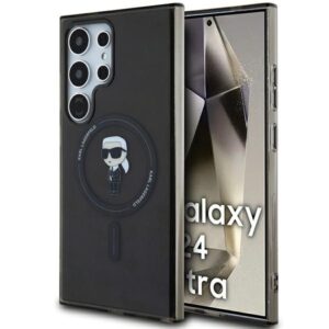 Karl Lagerfeld IML Ikonik MagSafe Case for Samsung Galaxy S24 Ultra (fekete)