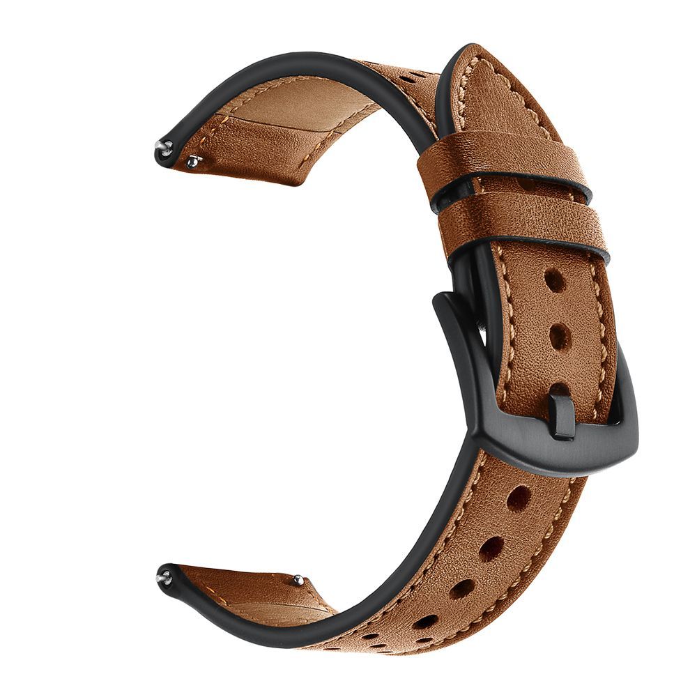 iTok webáruház - Tech-Protect Tech-Protect bőr szíj Samsung Galaxy Watch 4 / 5 / 5 Pro / 6 / 7 / FE készülékekhez (barna) 2 Tech-Protect Leather Strap for Samsung Galaxy Watch 4 / 5 / 5 Pro / 6 / 7 / FE (barna)