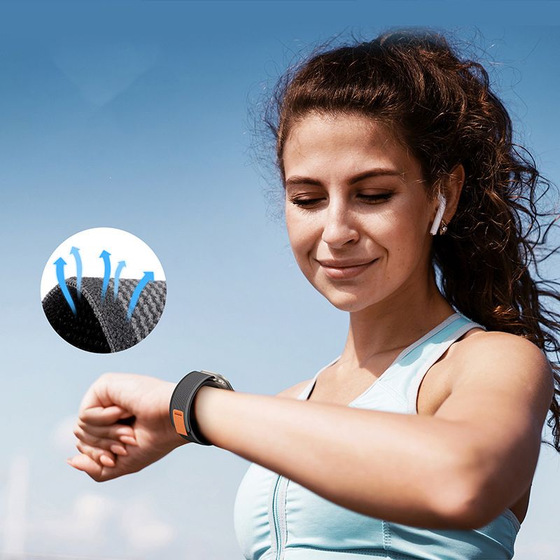 iTok webáruház - Tech-Protect Tech-Protect Nylon szíj Samsung Galaxy Watch 4/5/5 Pro/6/7/FE készülékekhez (fekete és narancssárga) 3 Tech-Protect Nylon Strap for Samsung Galaxy Watch 4/5/5 Pro/6/7/FE (fekete és narancssárga)
