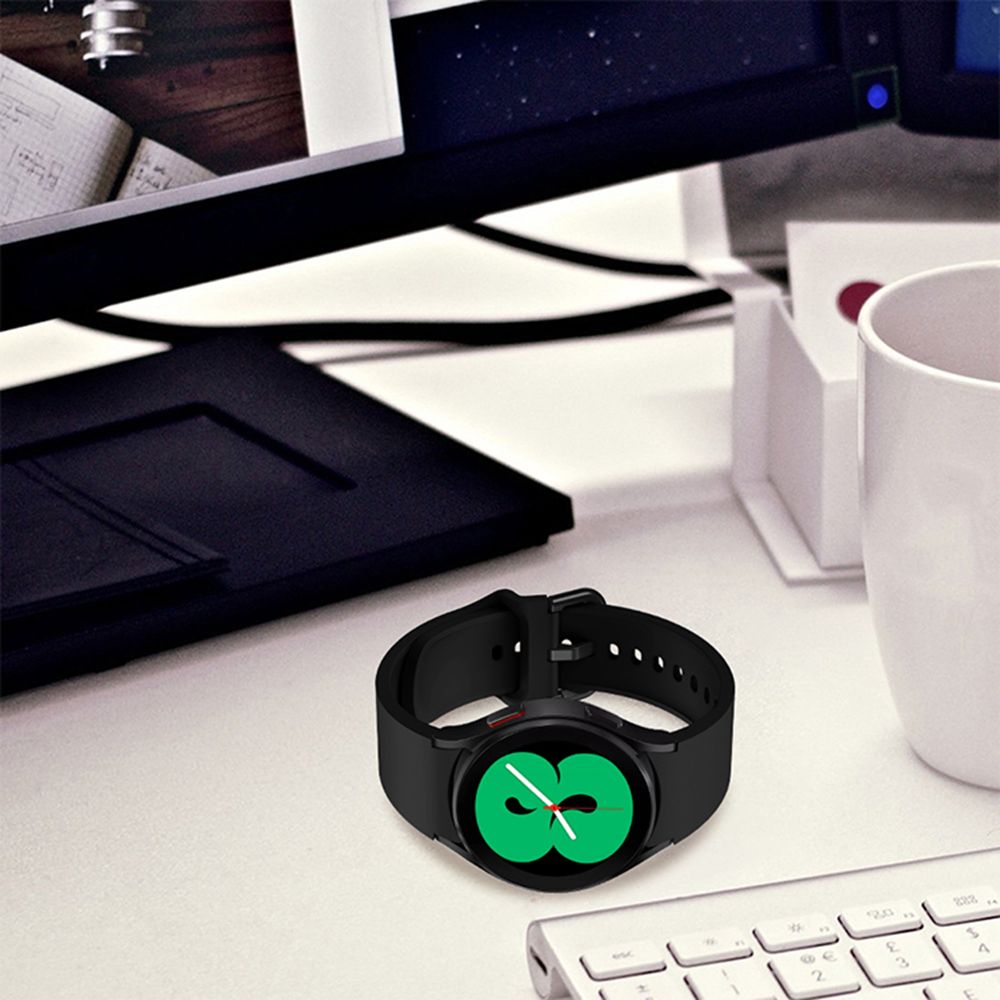 iTok webáruház - Tech-Protect Tech-Protect szilikonszíj Samsung Galaxy Watch 4 / 5 / 5 Pro / 6 / 7 / FE készülékhez (fekete) 5 Tech-Protect Silicone Strap for Samsung Galaxy Watch 4 / 5 / 5 Pro / 6 / 7 / FE (fekete)