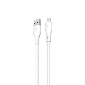 Dudao L2L USB-A–Lightning kábel, 3 A, 1 m, fehér