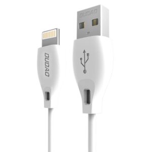 Dudao L4L USB-A–Lightning kábel, 1 m, fehér