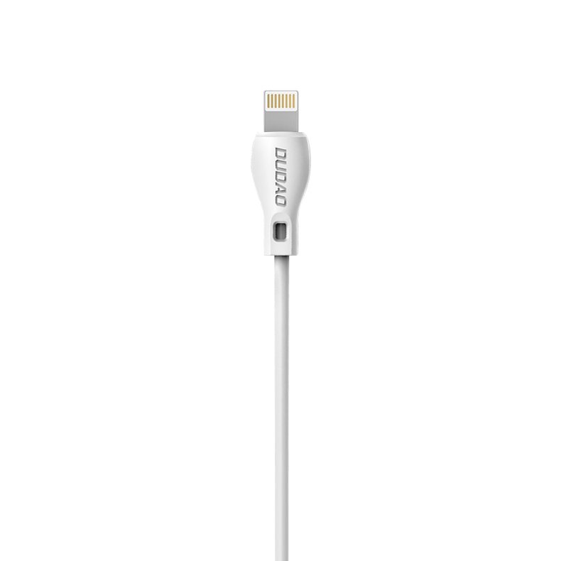 iTok webáruház - Dudao Dudao L4L USB-A–Lightning kábel, 1 m, fehér 7 Dudao cable USB / Lightning cable 2.4A 1m white (L4L 1m white)