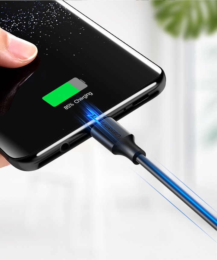 iTok webáruház - Ugreen Ugreen US287 60118 USB-A–USB-C kábel, 3 A, 2 m (fekete) 4 Ugreen US287 60118 USB-A / USB-C 3A cable 2m (fekete)