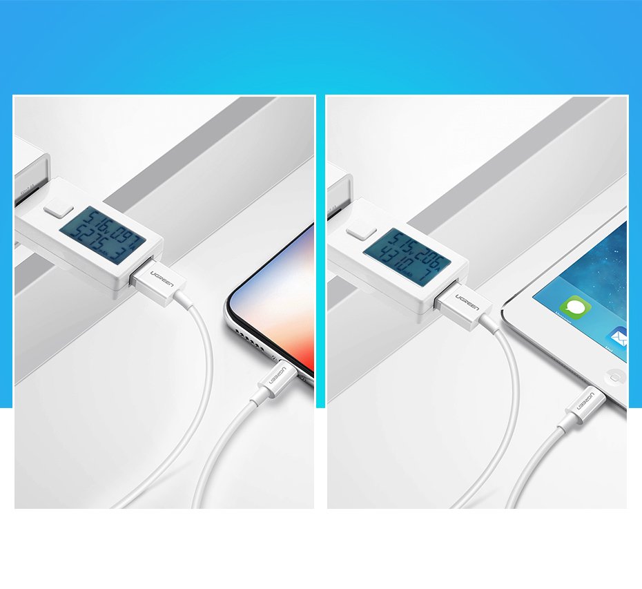 iTok webáruház - Ugreen Ugreen US155 20728 USB-A–Lightning MFi kábel, 1 m (fehér) 5 Ugreen US155 20728 USB-A / Lightning MFi 2.4A cable 1m (fehér)