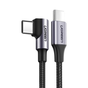 Ugreen US255 50125 USB-C–USB-C PD QC kábel, 60 W, 3 A, 2 m (szürke)