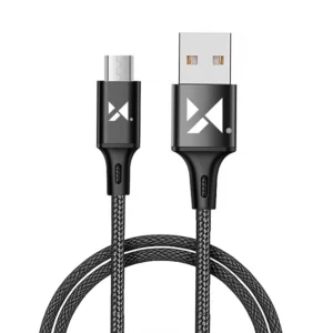 Wozinsky USB–Micro USB kábel 2,4 A, 1 m, fekete (WUC-M1B)