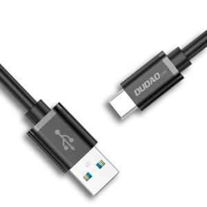 Dudao L5G USB-A–USB Type-C kábel, 1 m (fekete)