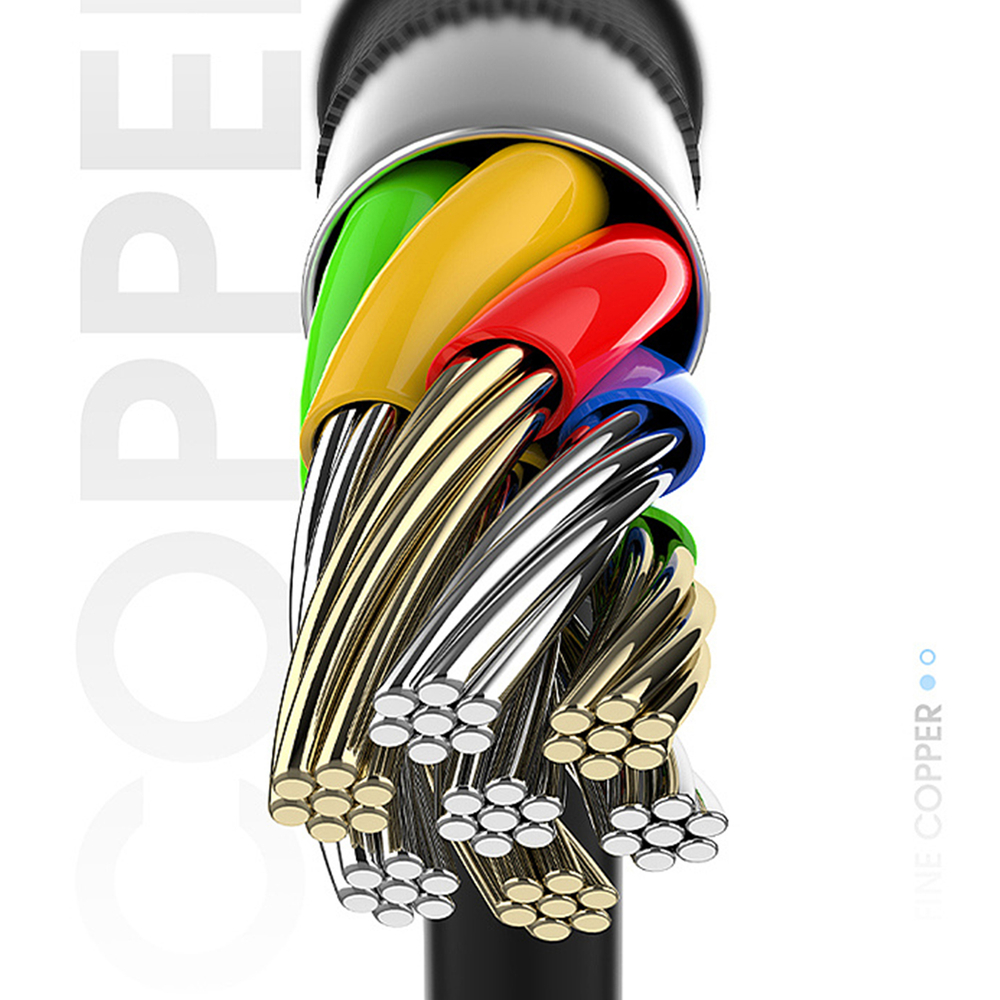 iTok webáruház - Dudao Dudao L5G USB-A–USB Type-C kábel, 1 m (fekete) 5 Dudao cable USB cable (fekete)