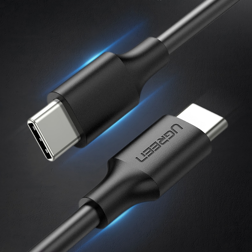 iTok webáruház - Ugreen Ugreen US286 USB-C–USB-C PD QC 3A kábel, 2 m (fekete) 3 Ugreen US286 USB-C - USB-C PD QC 3A 480Mb/s 2m Cable (fekete)