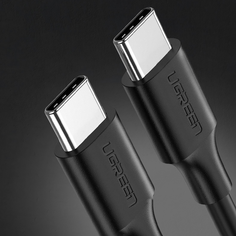 iTok webáruház - Ugreen Ugreen US286 USB-C–USB-C PD QC 3A kábel, 2 m (fekete) 4 Ugreen US286 USB-C - USB-C PD QC 3A 480Mb/s 2m Cable (fekete)