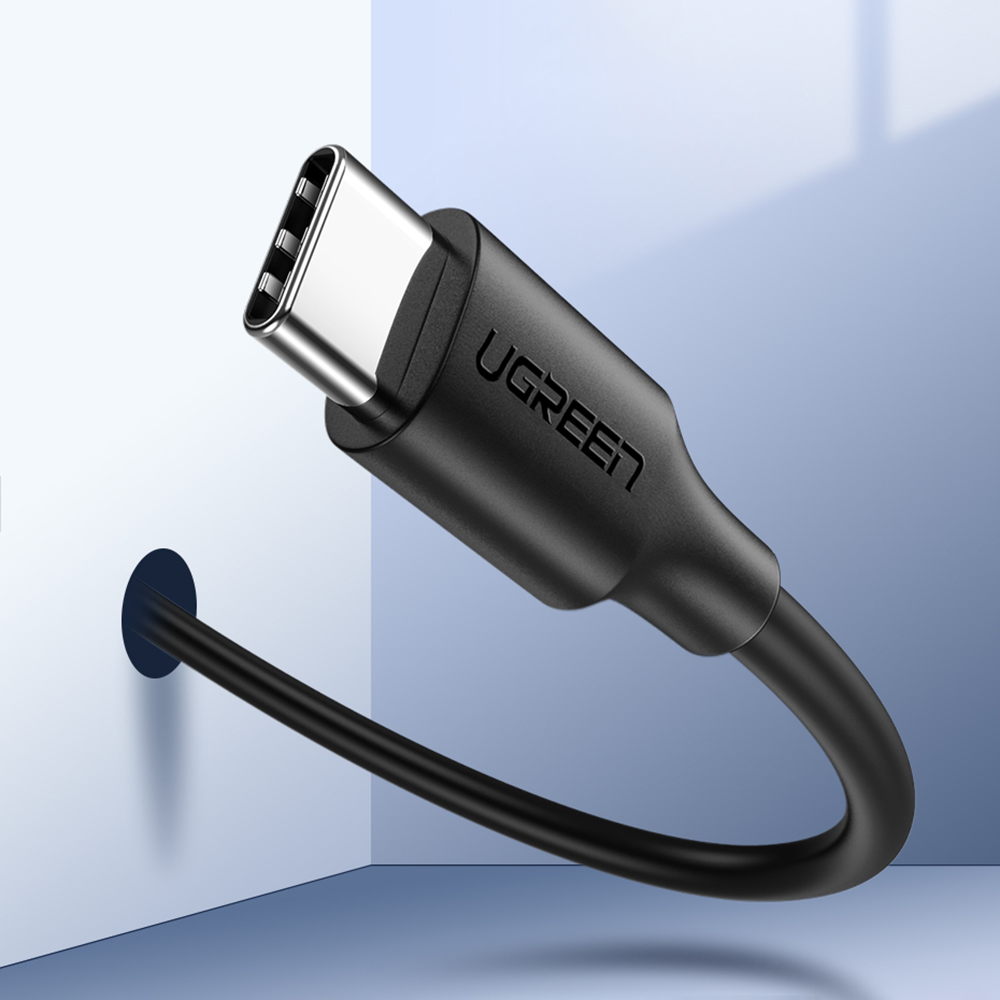 iTok webáruház - Ugreen Ugreen US286 USB-C–USB-C PD QC 3A kábel, 2 m (fekete) 8 Ugreen US286 USB-C - USB-C PD QC 3A 480Mb/s 2m Cable (fekete)